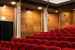 Red seats in a theatre - Portland OR